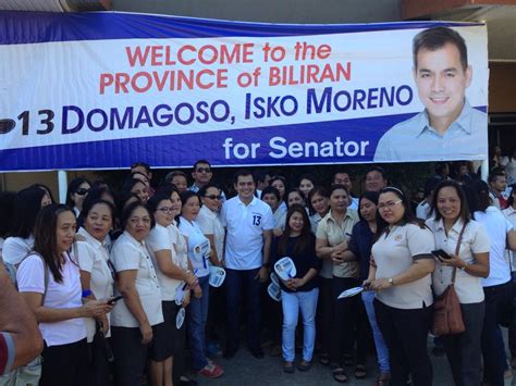 He's back out, roaming the streets of recto, clearing the roads of this is the usual flood of notifications that the facebook page of isko moreno sends to the public as. Isko Moreno campaigns to Biliranons - Biliran Blogs