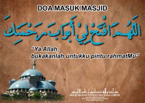 √ Doa Masuk Masjid Sesuai Sunnah Nabi Muhammad