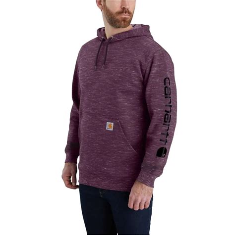 Carhartt Sweatshirts Mens K288 V35 Nocturnal Haze Space Dye Midweight