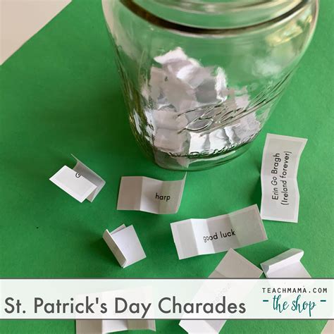 St Patricks Day Charades Teach Mama Shop