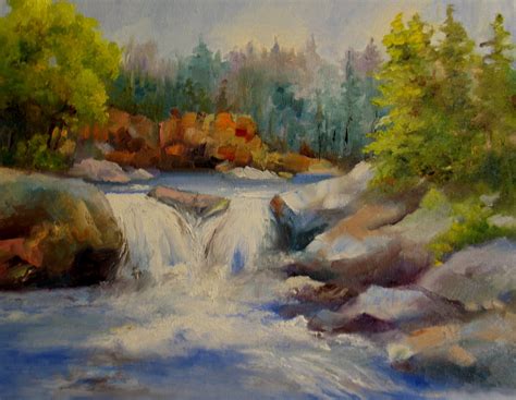 Nels Everyday Painting Waterfall Sold