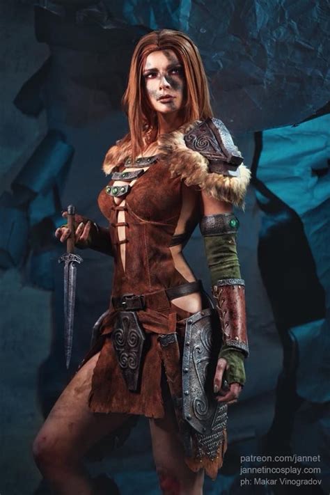 Aela Huntress From Skyrim Skyrim Cosplay Fantasy Female Warrior Skyrim