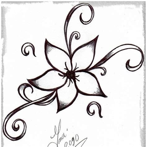 Flores Dibujos Faciles Y Bonitos Para Dibujar