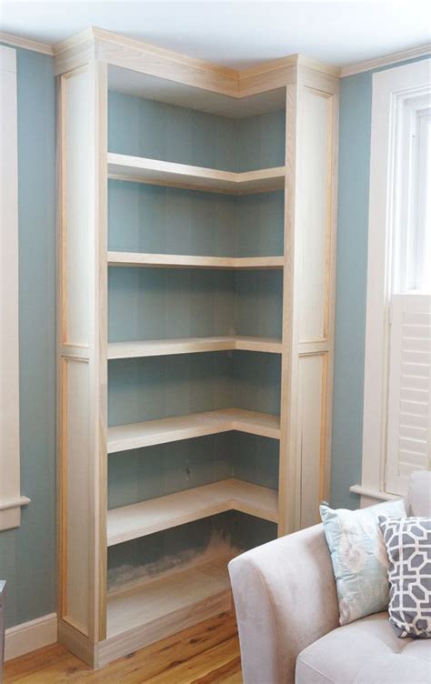 Diy How To Build A Corner Bookcase This Is A Great Way To Add
