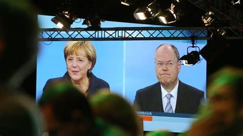 Steinbrück Fik Ikke Ram På Merkel I Vigtig Tv Duel Udland Dr