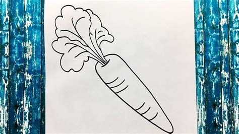 Zanahoria Para Dibujar Facil Para Ninos La Zanahoria Origen Propiedades