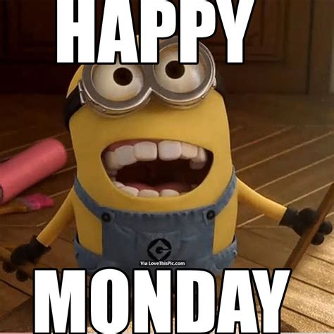 Happy Monday Monday Minion Monday Quotes Happy Monday Minion Quotes Happy Monday Funny Monday