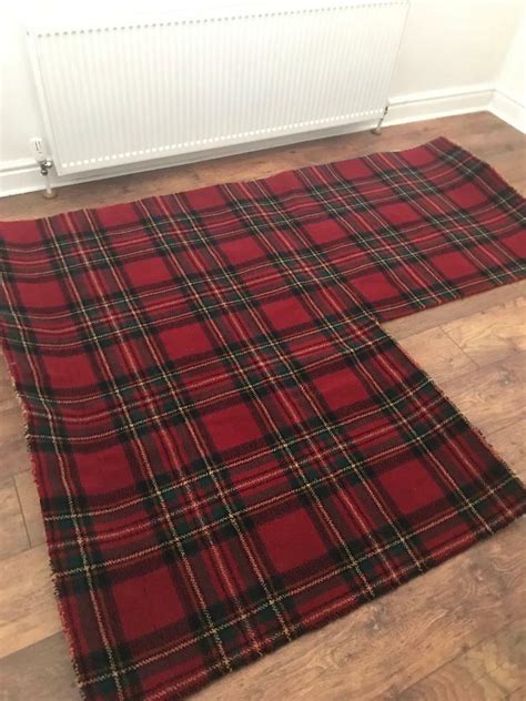 Stewart Royal Tartan Carpet As New In Motherwell North Lanarkshire