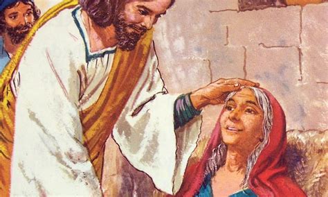 Another in the series, healing of christ: Jesus by Paulachan: 64 Jesus healing Peter's Mother in Law