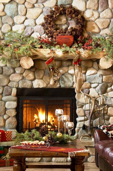 20 Awesome Christmas Fireplace Mantel Decoration Ideas Instaloverz