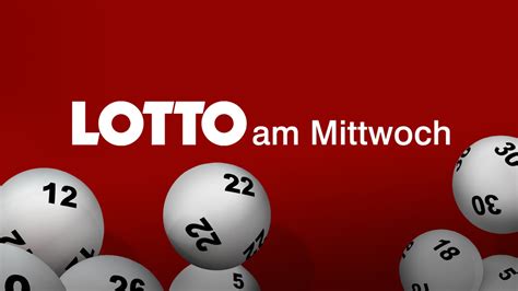 Wann findet die lotto 6aus49 ziehung statt? Lotto am Mittwoch - ZDFmediathek
