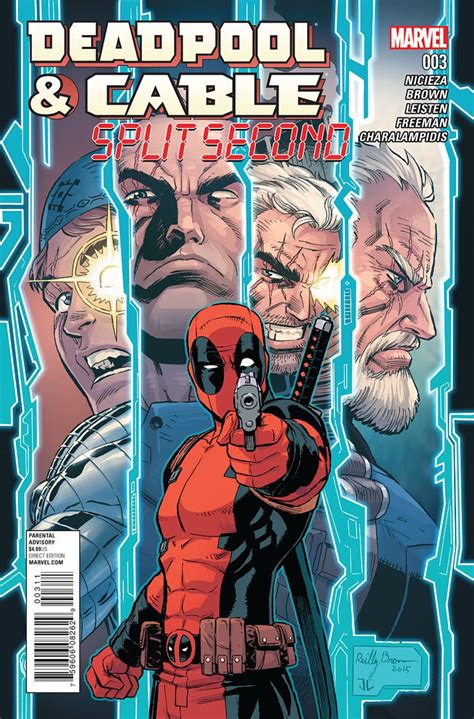 Deadpool And Cable Split Second 3 By Reilly Brown Comic Book Shop
