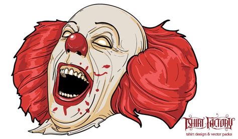 Evil Clown Cartoon Character Vector Download