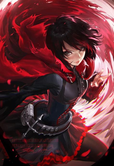 Ruby RWBY Poster From Sakimichan Art Shop Anime Wallpaper De Anime Y Arte Anime