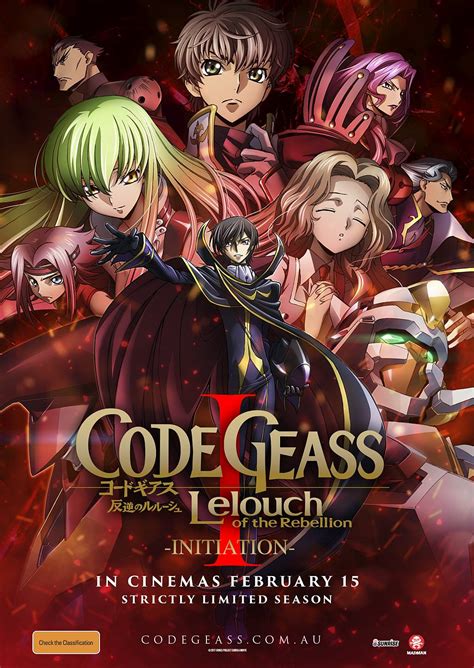 Review Code Geass Lelouch Of The Rebellion I Initiation