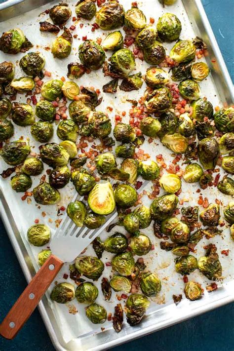 I have bough brussels sprouts in the past but did not like them for some reason but after seeing this recipe i decided to give it a try and will definitely. Balsamic Roasted Brussel Sprouts with Bacon | Lemon Blossoms