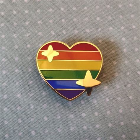 Pin By Almond Milk On Ch Elizabeth Enamel Pin Etsy Gay Pride