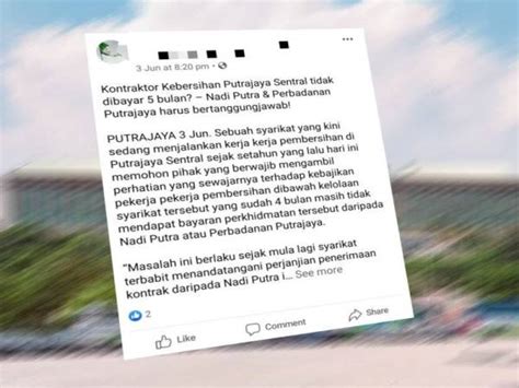 Berdasarkan penyataan tuntutan yang diperoleh. Bayaran tunggakan gaji pekerja pembersihan bukan bawah PPj