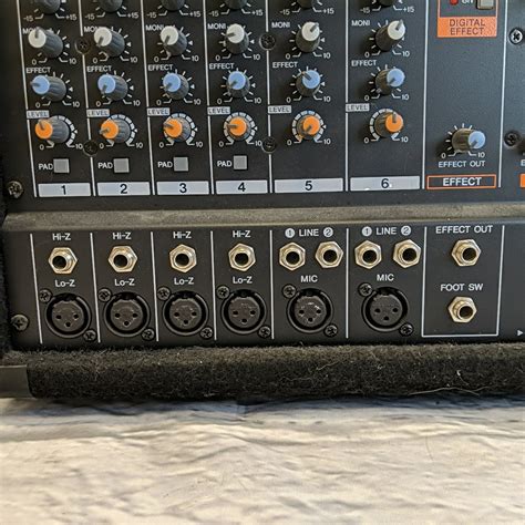 Yamaha Emx640 6 Channel Powered Mixer Evolution Music