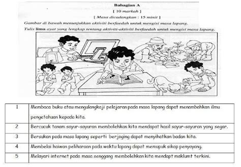 Kssronline Net KSSR DSKP UPSR LINUS UPSR BM Contoh Bina Ayat