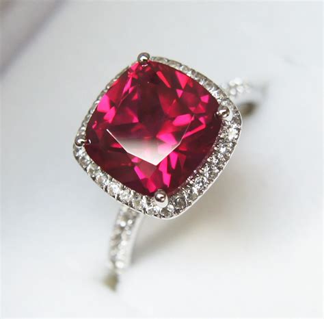 Aside from burmese ruby rings, we offer the finest rubies from other sources too, like mozambique, sri lanka, and madagascar to name a few. Red ruby halo ring engagement ring or right-hand ring