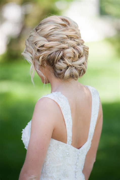 Romantic Bridal Updo Wedding Hairstyles Bridal Hair And Makeup Hair Styles