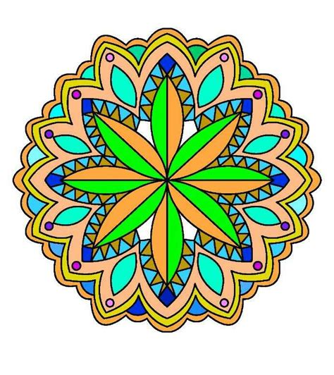 Mandala 1 Zentangle Enamel Pins Epoxy Colors Image Mandalas