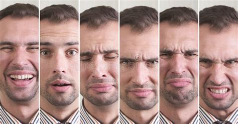 Facial Expressions Stock Image Image Of Downcast Male 73630455