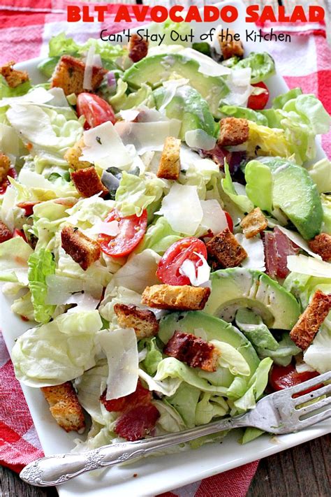 Blt Avocado Salad Cant Stay Out Of The Kitchen