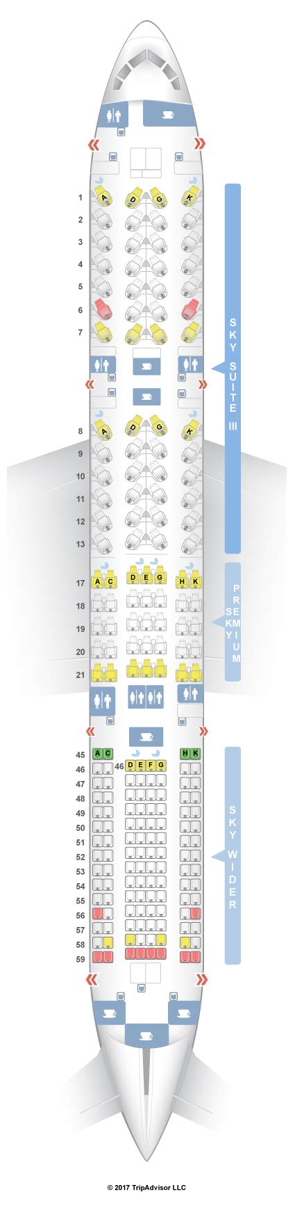 Tui Boeing 787 Dreamliner Seat Plan