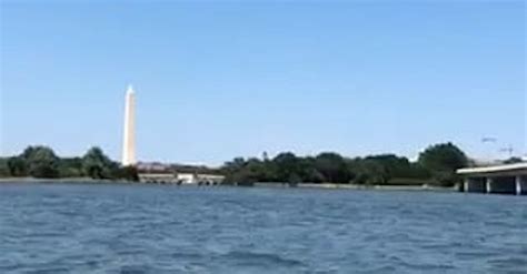 The View Of Washington Monument From The Lake · Free Stock Video