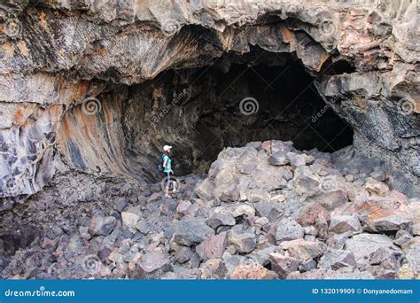Indian Tunnel Cave In Craters Of The Moon National Monument Idaho Usa
