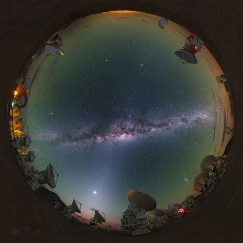 Alma Milchstraße Weltraumbild Des Tages