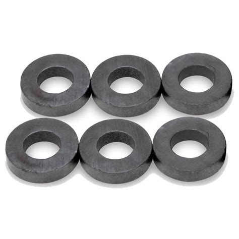 Tiny Ring Bulk Round Grade 8 Ceramic Holding Disc Magnets With Hole