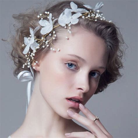 Wedding Headbands Bridal Hair Accessories Beautiful Flower Headbands