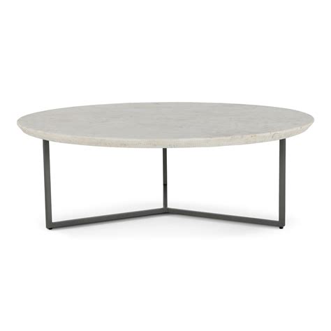 Verdad Round White Marble Coffee Table Reviews Crate Barrel Ph