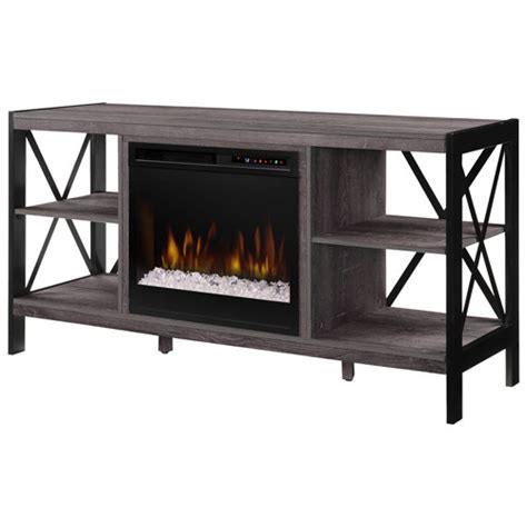 Freestanding electric fireplace tv stand in burnished oak distinctive styling and functionality make distinctive styling and functionality make the wyatt 48 in. Dimplex Ramona 50" Electric Fireplace TV Stand (GDS23G8 ...