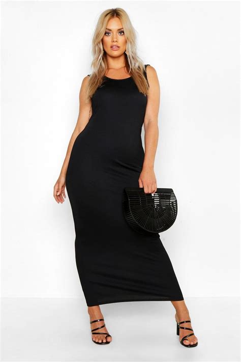 Plus Scoop Neck Maxi Dress Boohoo