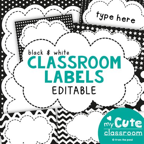 Classroom Labels To Organize Your Classroom Equipment — From The Pond