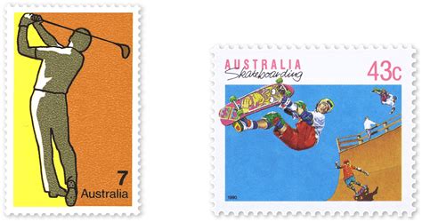 Celebrating Sport On Stamps Australia Post