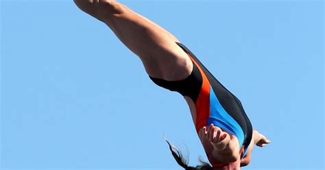 The Womens 20m High Diving Competition Photo By Quinn Rooneygetty