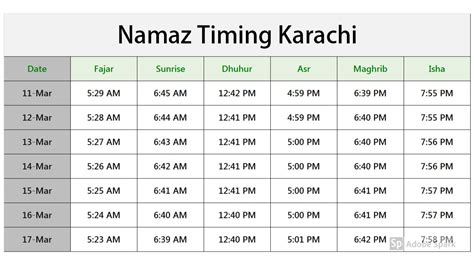 * prayer times sourced from moonsighting.com. Namaz Timing Karachi | Fajr Time in Karachi | Karachi ...