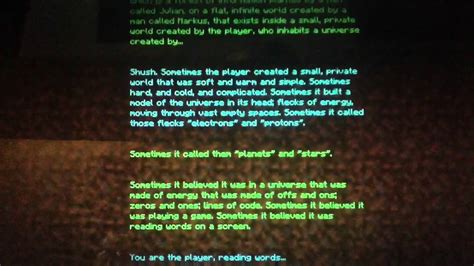 Original file ‎(854 × 480 pixels, file size: Minecraft The End Poem - YouTube