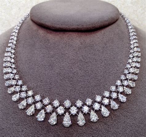 Elegant Diamond Necklace Diamond Necklace Designs