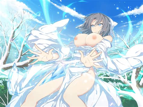 yumi senran kagura senran kagura highres nude filter third party edit 10s ice nipples