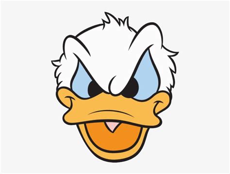Donald Duck Clipart Mad Donald Duck Angry Face Free Transparent Png