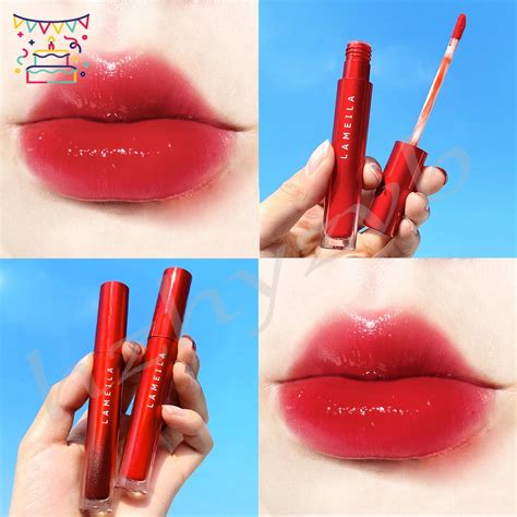 Lameila Liquid Lip Tint Long Lasting Lipstick Matte Lip Gloss Colors Shopee Philippines