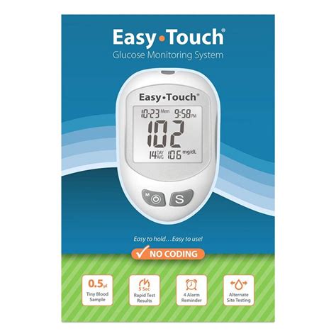 Easytouch Blood Glucose Test Strips Free Glucose Meter Kit