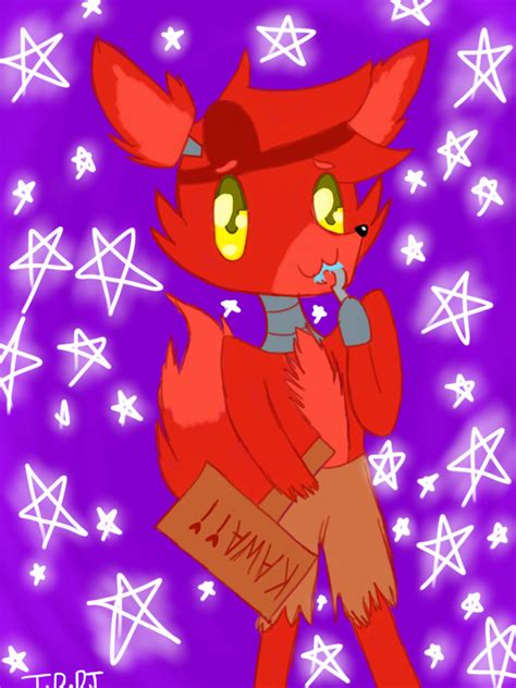 Fnaf Kawaii Contest Foxy By Thedrawingdj On Deviantart