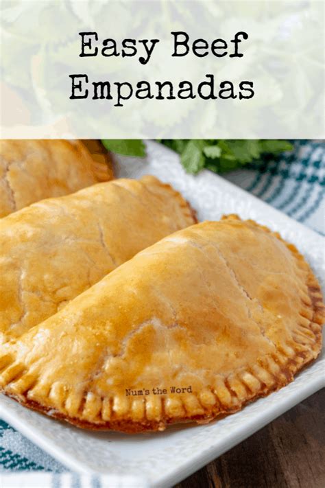 Easy Beef Empanada Recipe With Pie Crust Nums The Word